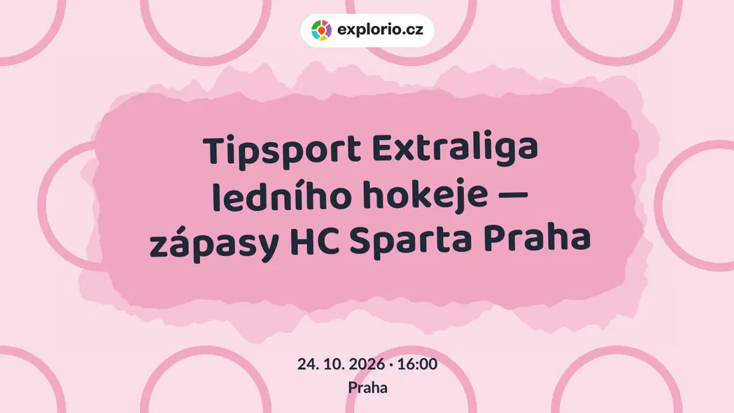 Tipsport Extraliga ledního hokeje — zápasy HC Sparta Praha – sport a Pohyb, Praha