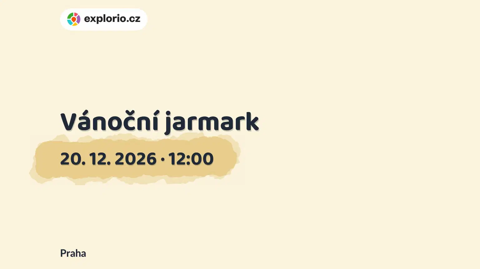 Vánoční jarmark – festivaly a Slavnosti, Praha
