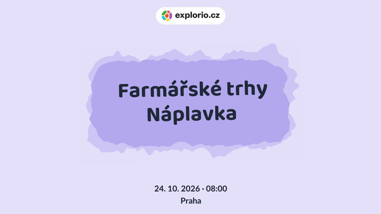 Farmářské trhy Náplavka – festivaly a Slavnosti, Praha