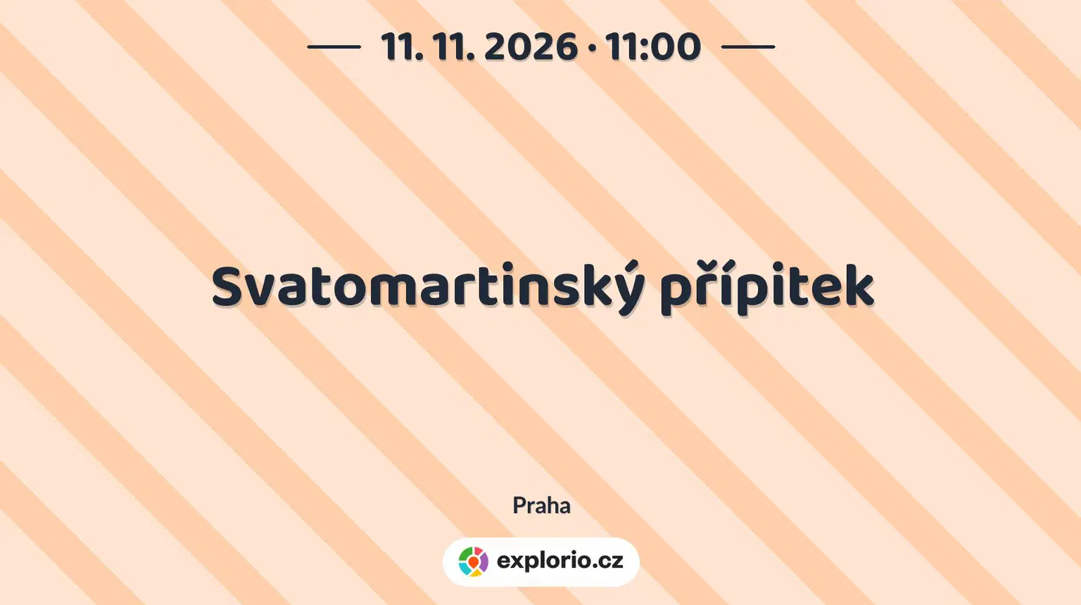 Svatomartinský přípitek – festivaly a Slavnosti, Praha