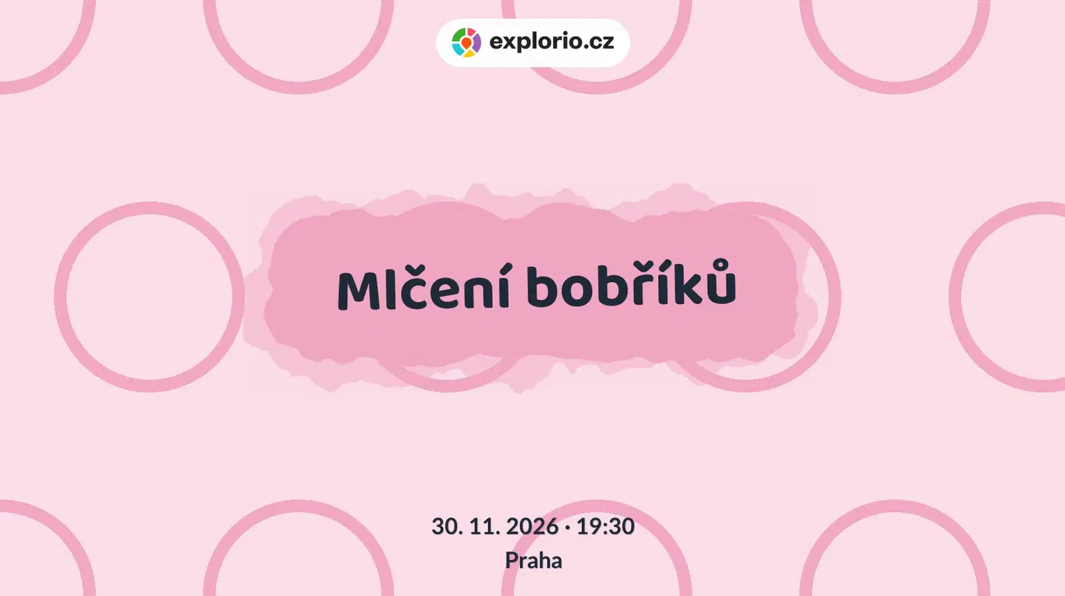 Mlčení bobříků – divadlo, Hudba a Kino, Praha