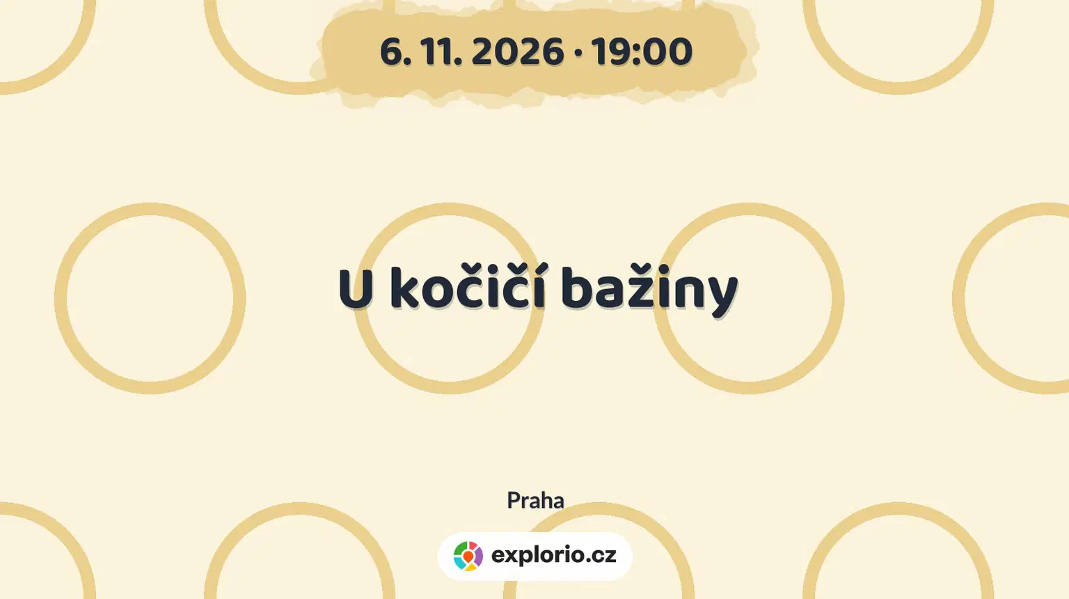 U kočičí bažiny – divadlo, Hudba a Kino, Praha