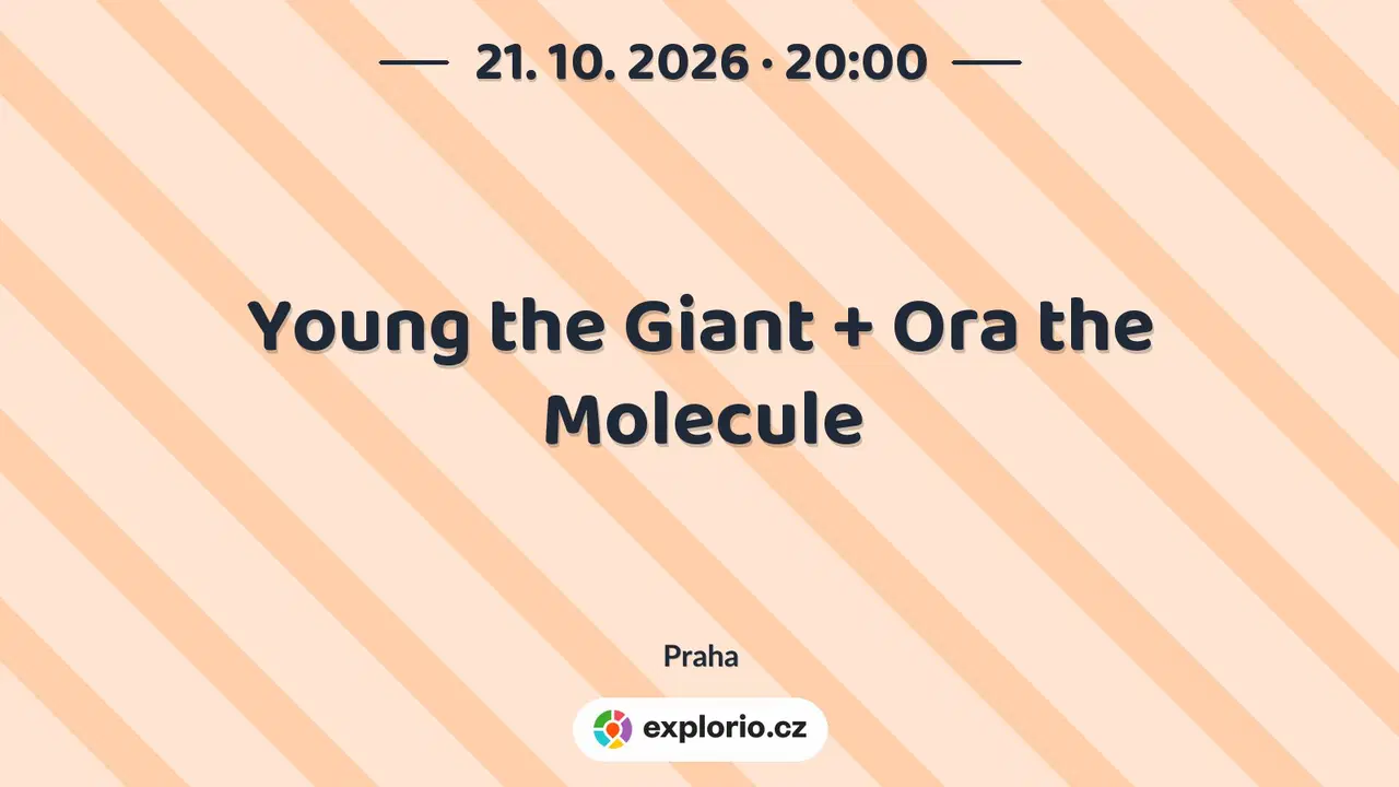 Young the Giant + Ora the Molecule – divadlo, Hudba a Kino, Praha
