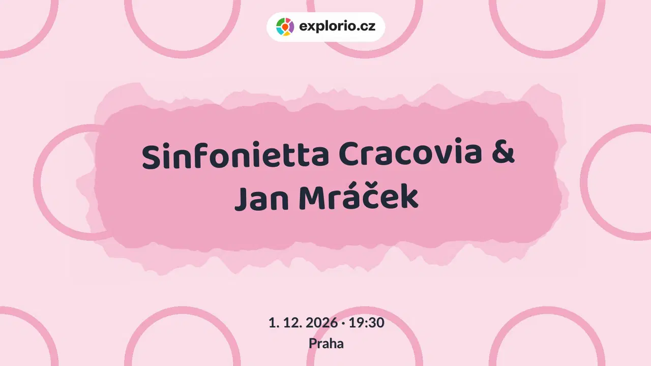 Sinfonietta Cracovia & Jan Mráček – divadlo, Hudba a Kino, Praha