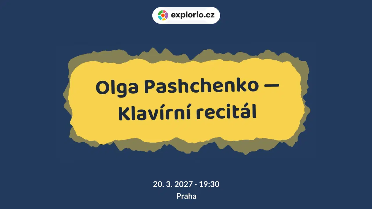 Olga Pashchenko — Klavírní recitál – divadlo, Hudba a Kino, Praha