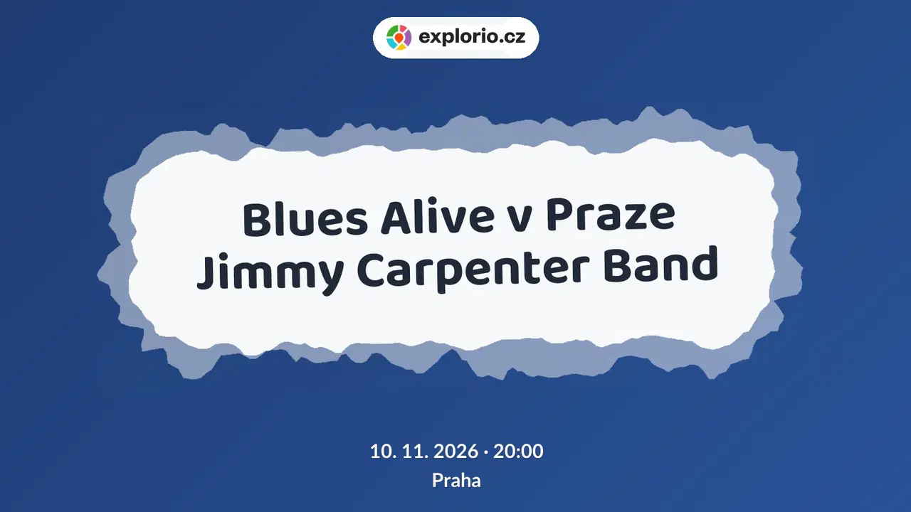 Blues Alive v Praze Jimmy Carpenter Band – divadlo, Hudba a Kino, Praha