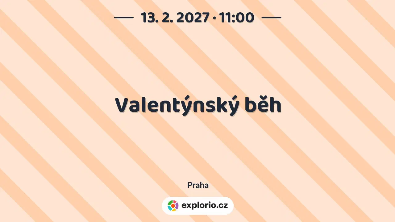 Valentýnský běh – sport a Pohyb, Praha