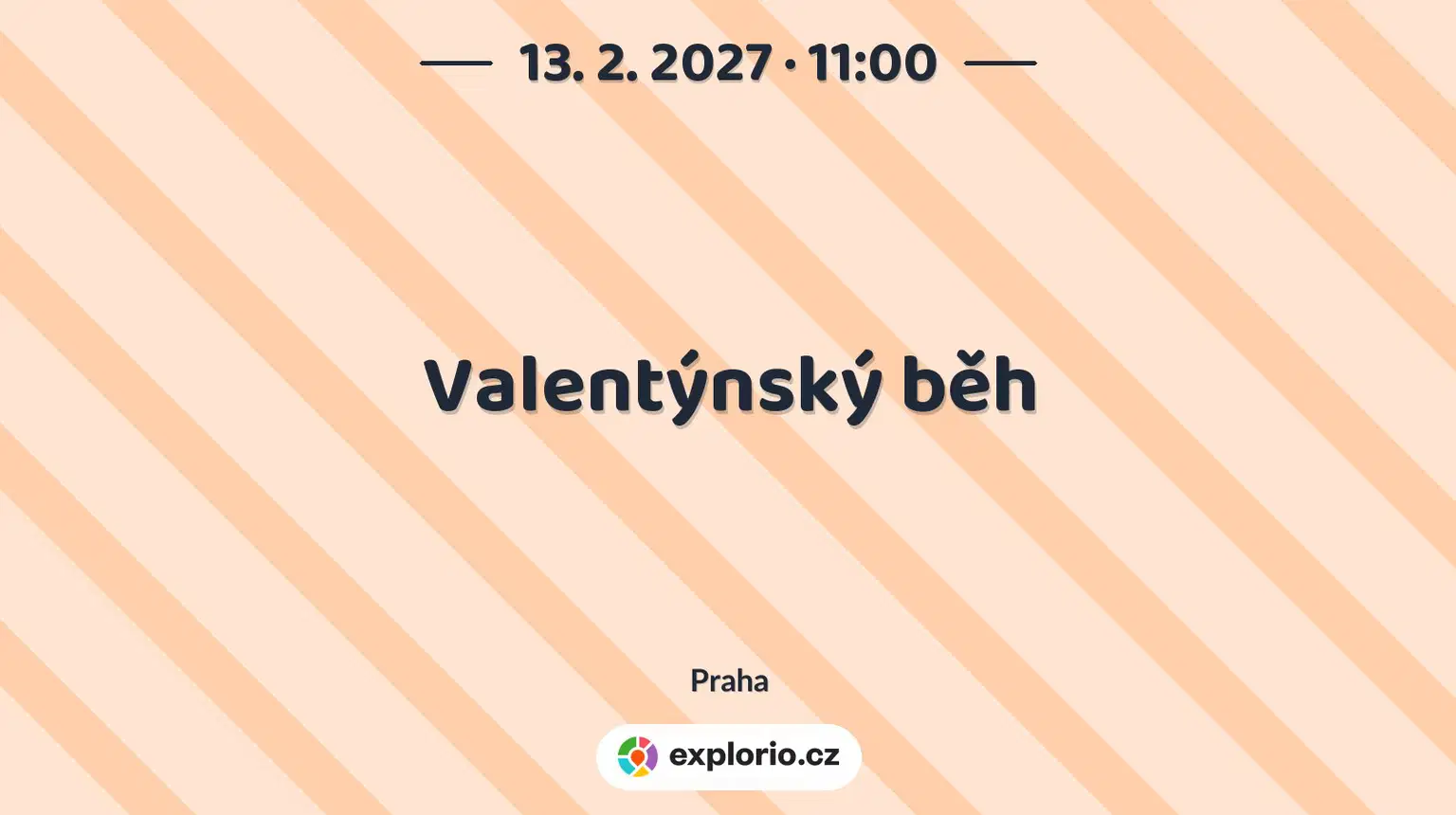 Valentýnský běh – sport a Pohyb, Praha