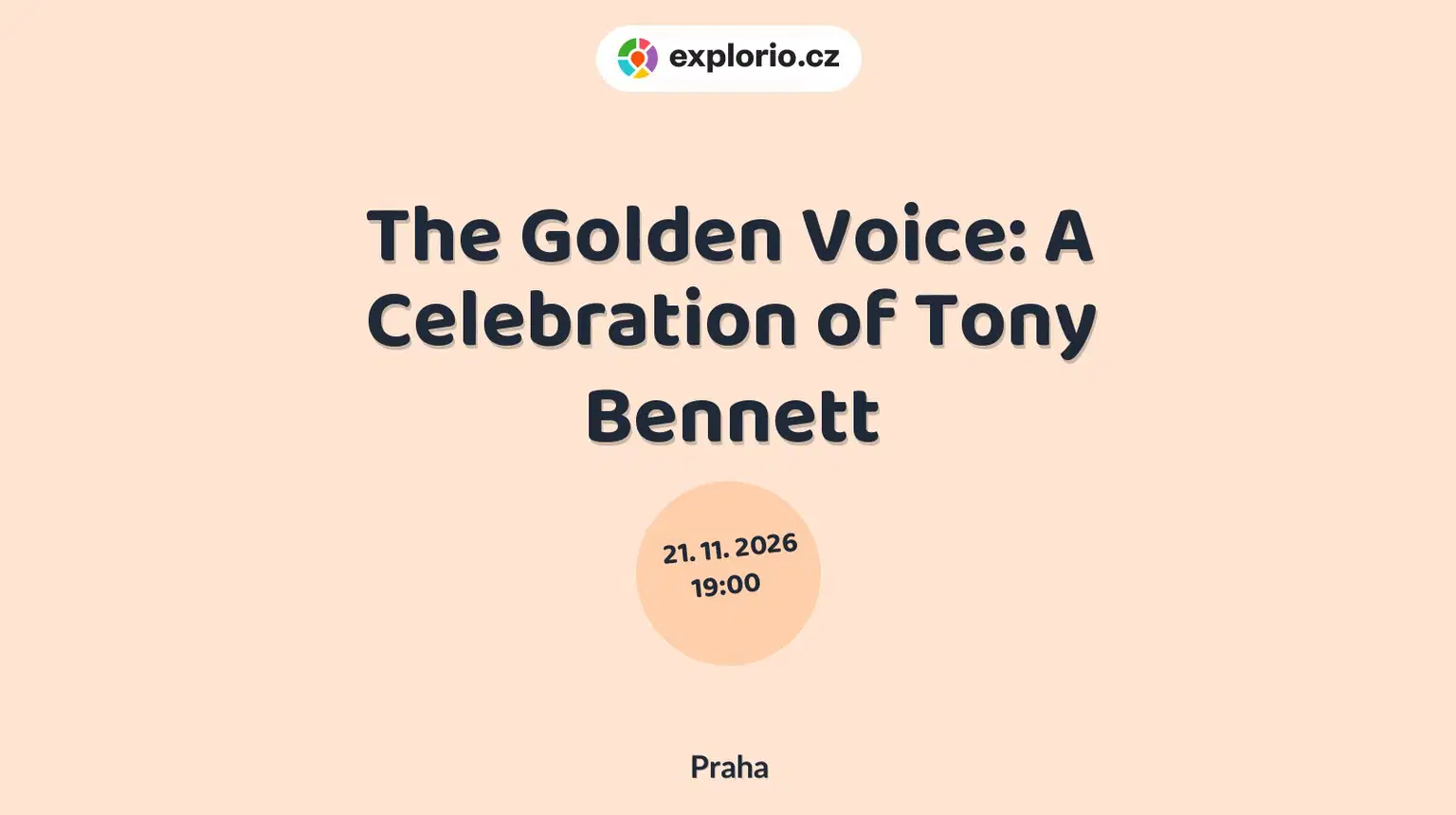 The Golden Voice: A Celebration of Tony Bennett – divadlo, Hudba a Kino, Praha
