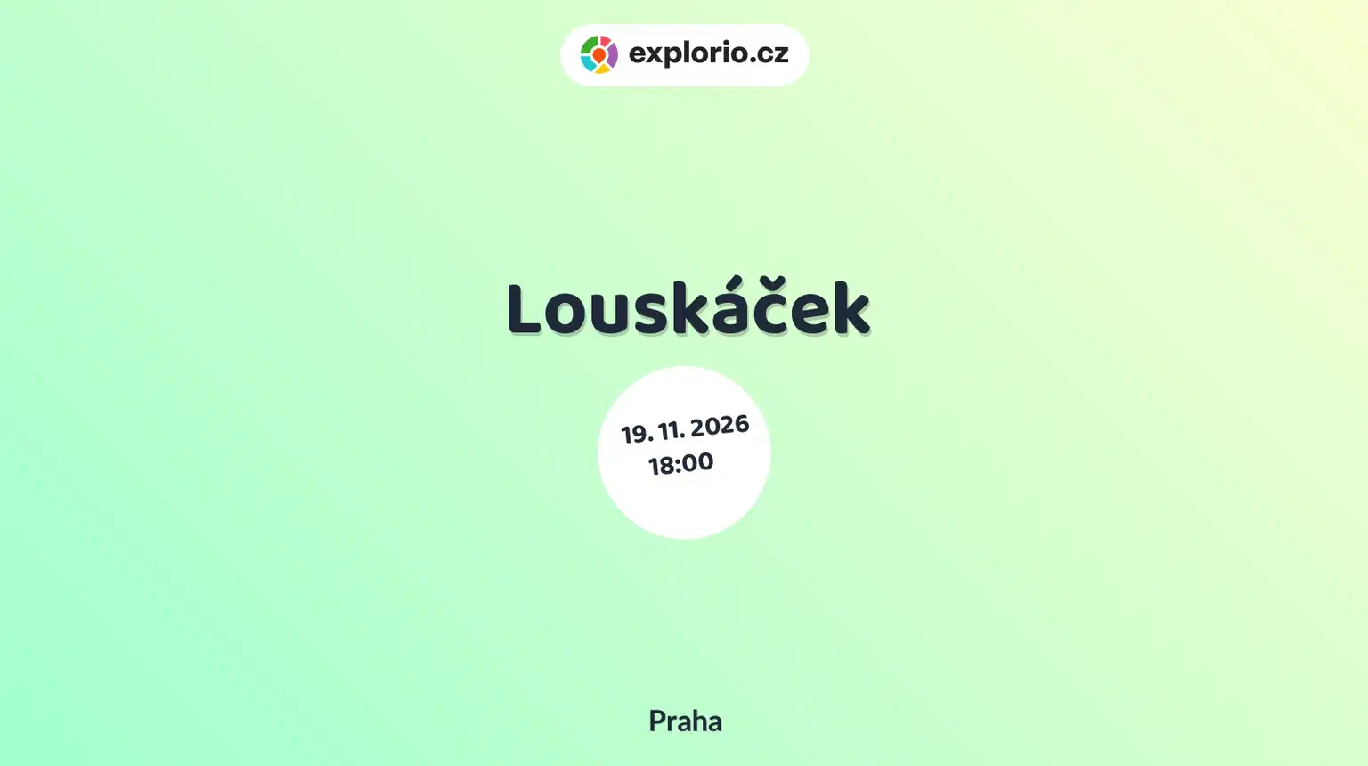 Louskáček – divadlo, Hudba a Kino, Praha