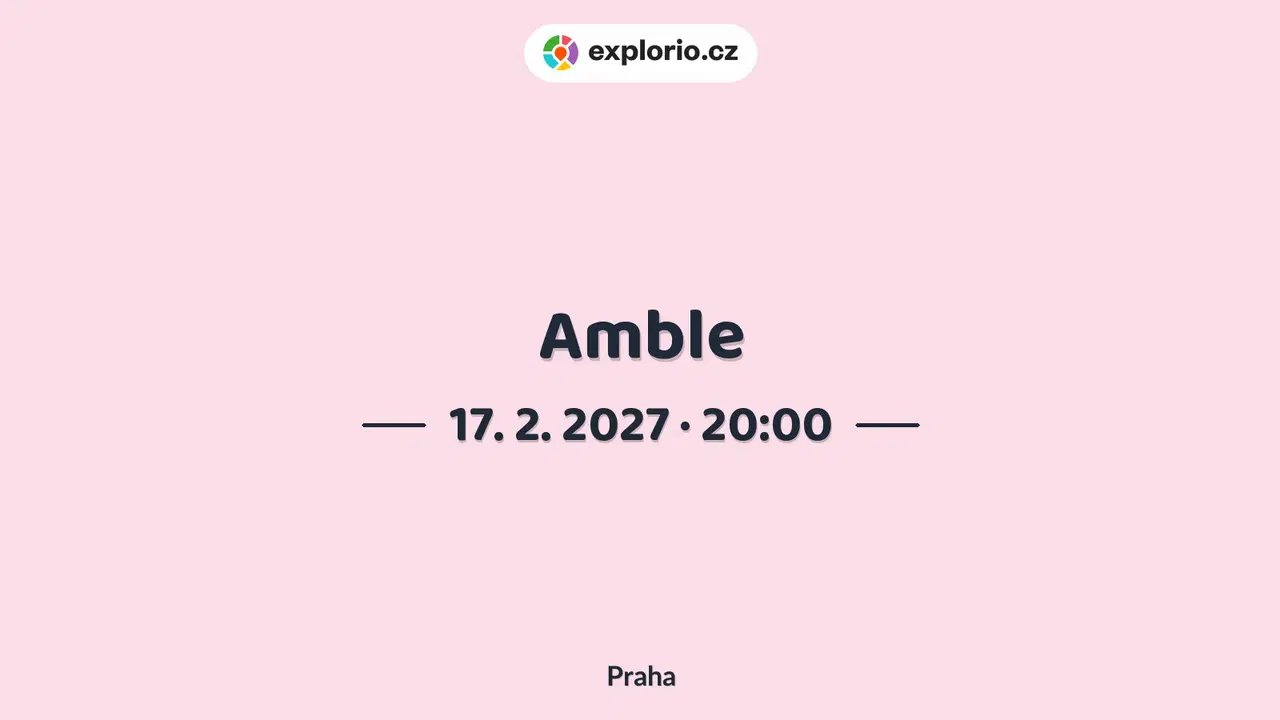 Amble – divadlo, Hudba a Kino, Praha