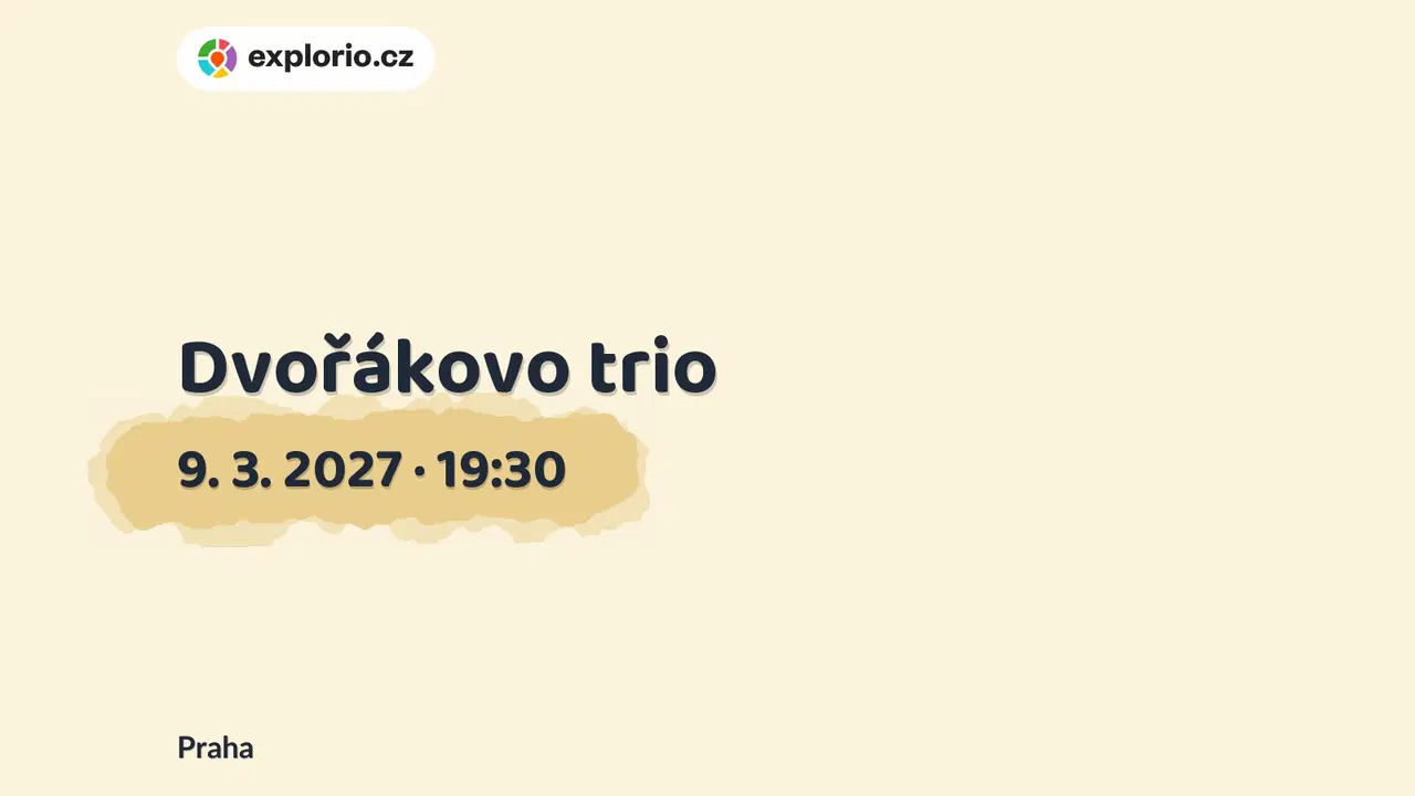 Dvořákovo trio – divadlo, Hudba a Kino, Praha