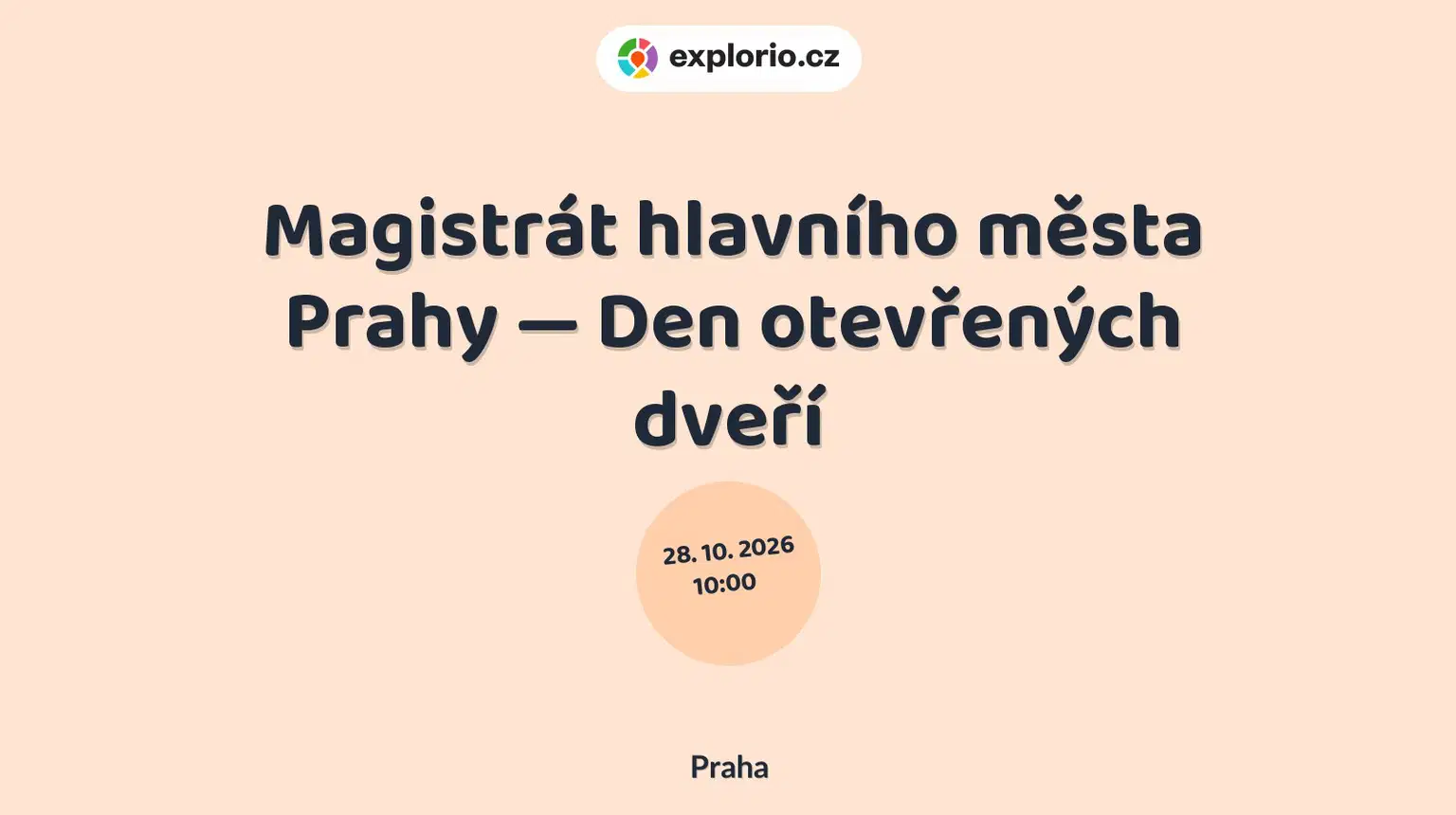 Magistrát hlavního města Prahy — Den otevřených dveří – prohlídky a Muzea, Praha