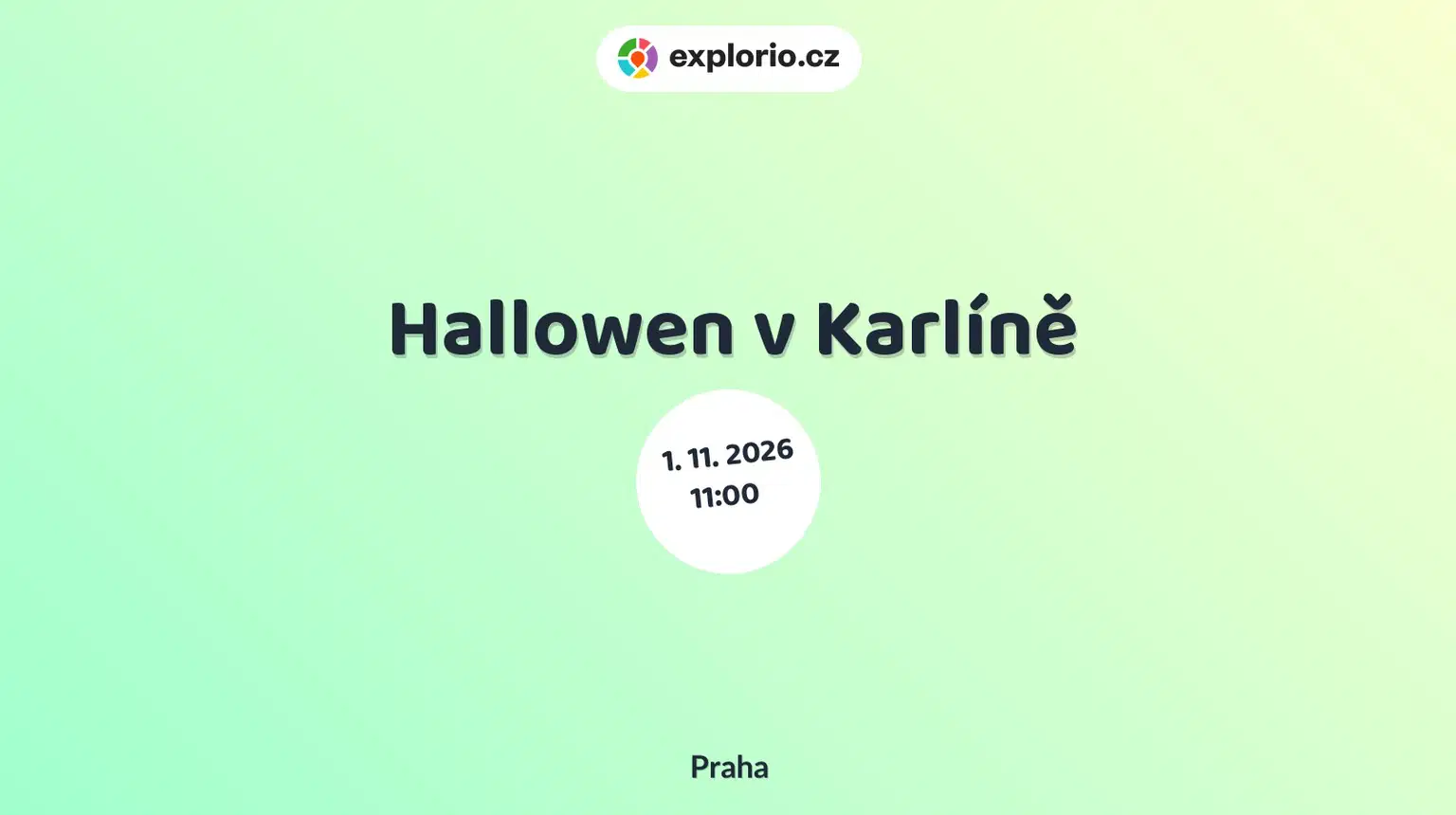 Hallowen v Karlíně – festivaly a Slavnosti, Praha