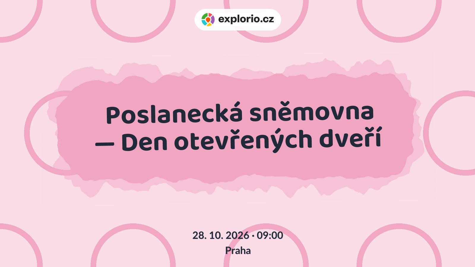 Poslanecká sněmovna — Den otevřených dveří – prohlídky a Muzea, Praha