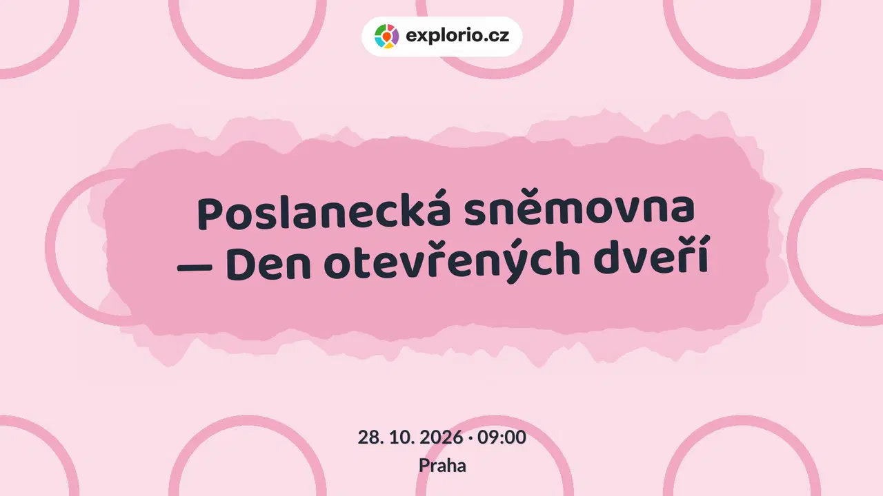 Poslanecká sněmovna — Den otevřených dveří – prohlídky a Muzea, Praha