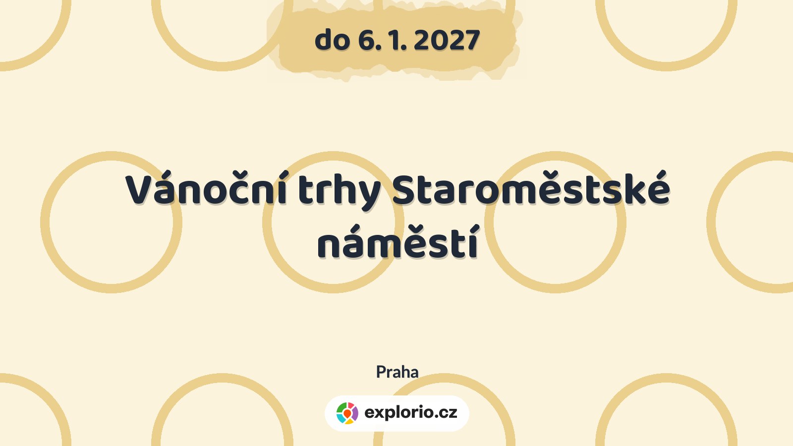 Vánoční trhy Staroměstské náměstí – festivaly a Slavnosti, Praha