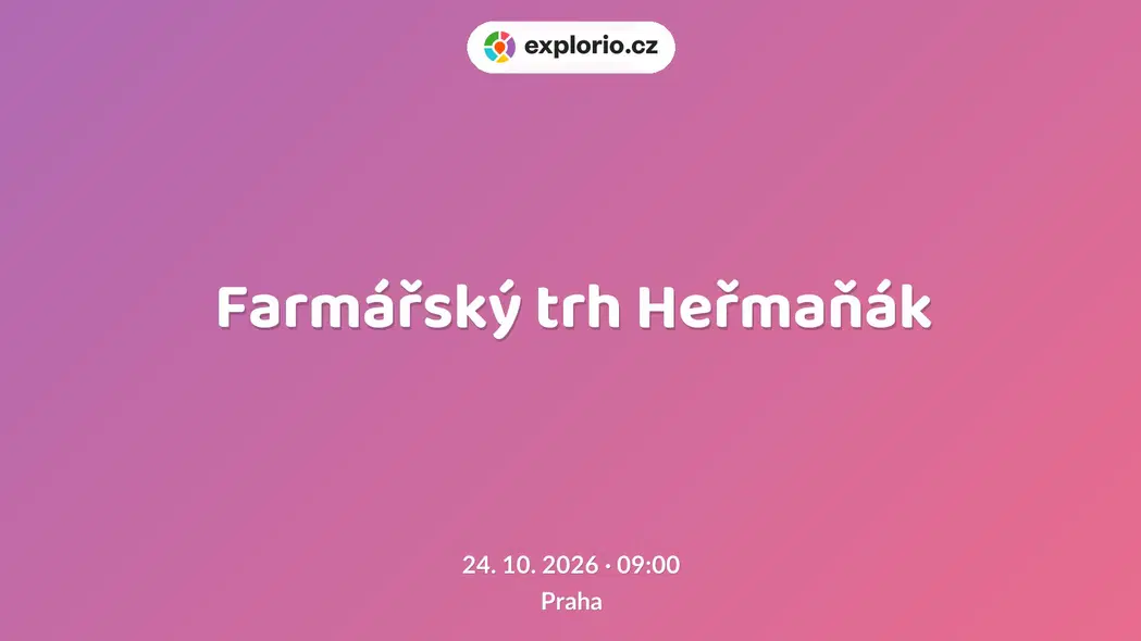Farmářský trh Heřmaňák – festivaly a Slavnosti, Praha