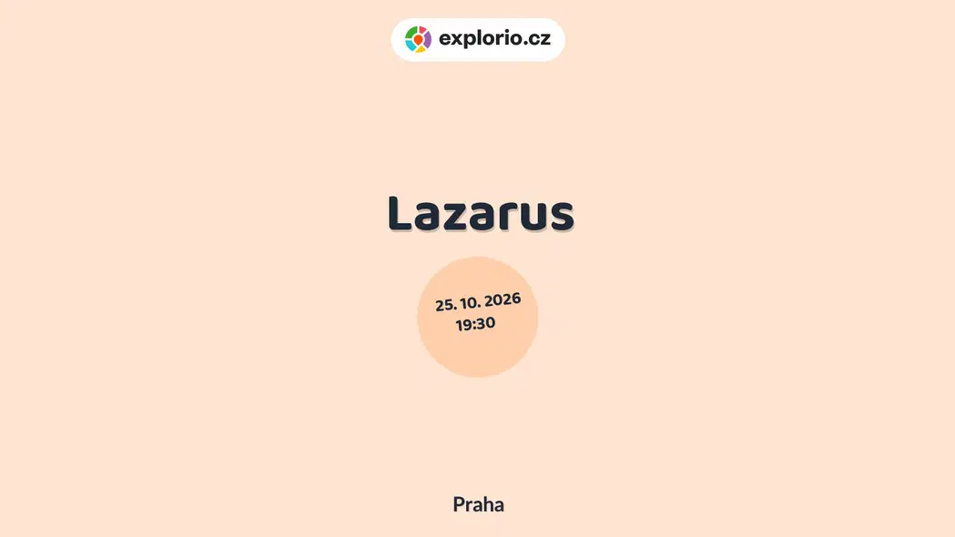 Lazarus – divadlo, Hudba a Kino, Praha