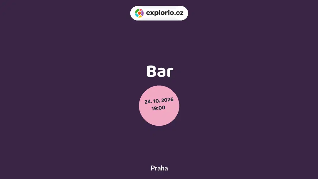 Bar – divadlo, Hudba a Kino, Praha