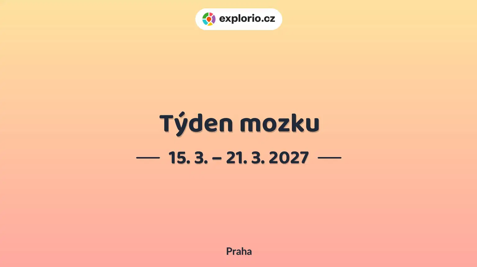 Týden mozku – prohlídky a Muzea, Praha
