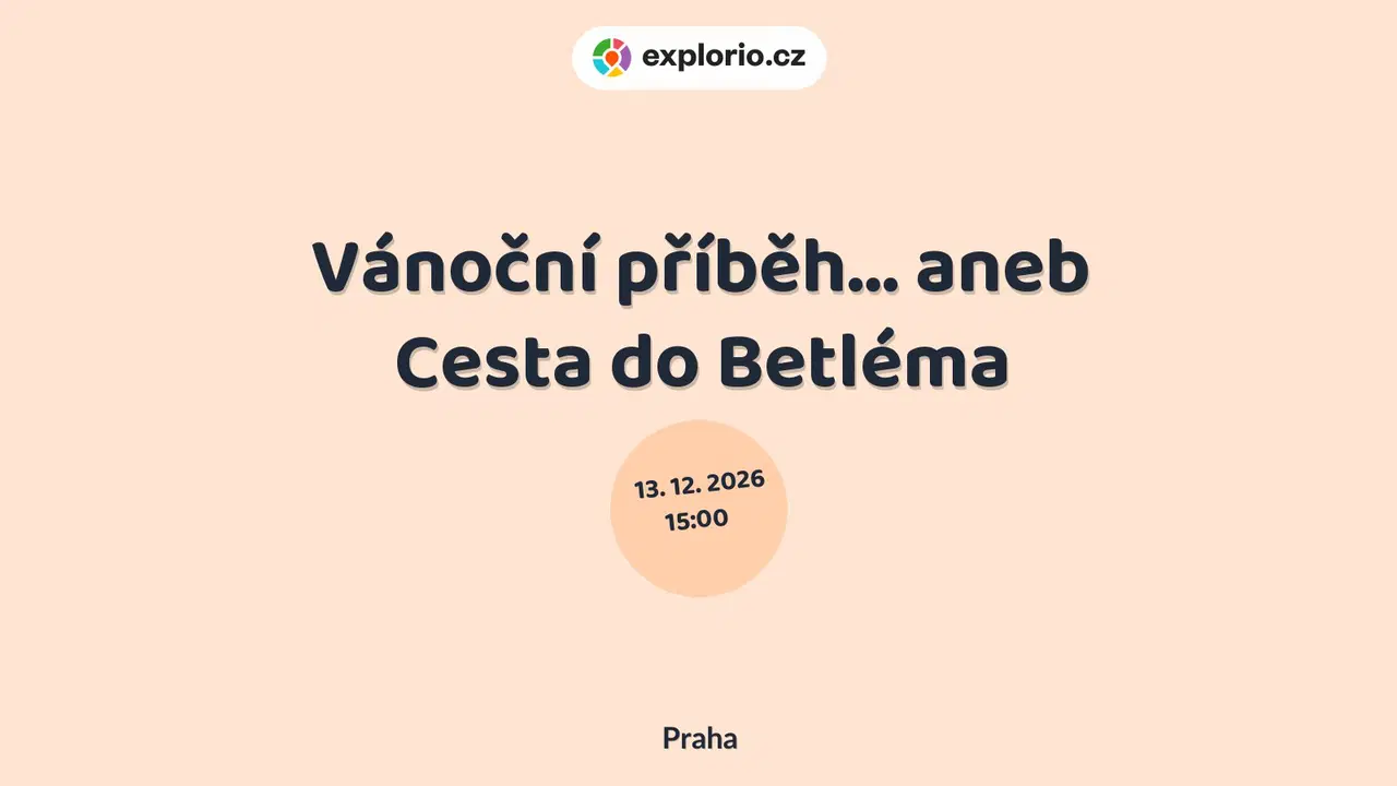 Vánoční příběh… aneb Cesta do Betléma – divadlo, Hudba a Kino, Praha