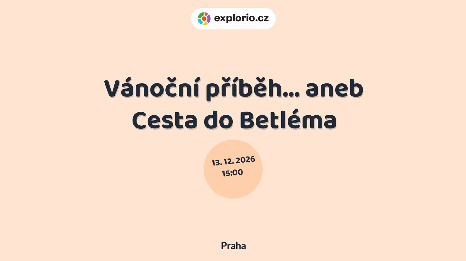 Vánoční příběh… aneb Cesta do Betléma – divadlo, Hudba a Kino, Praha
