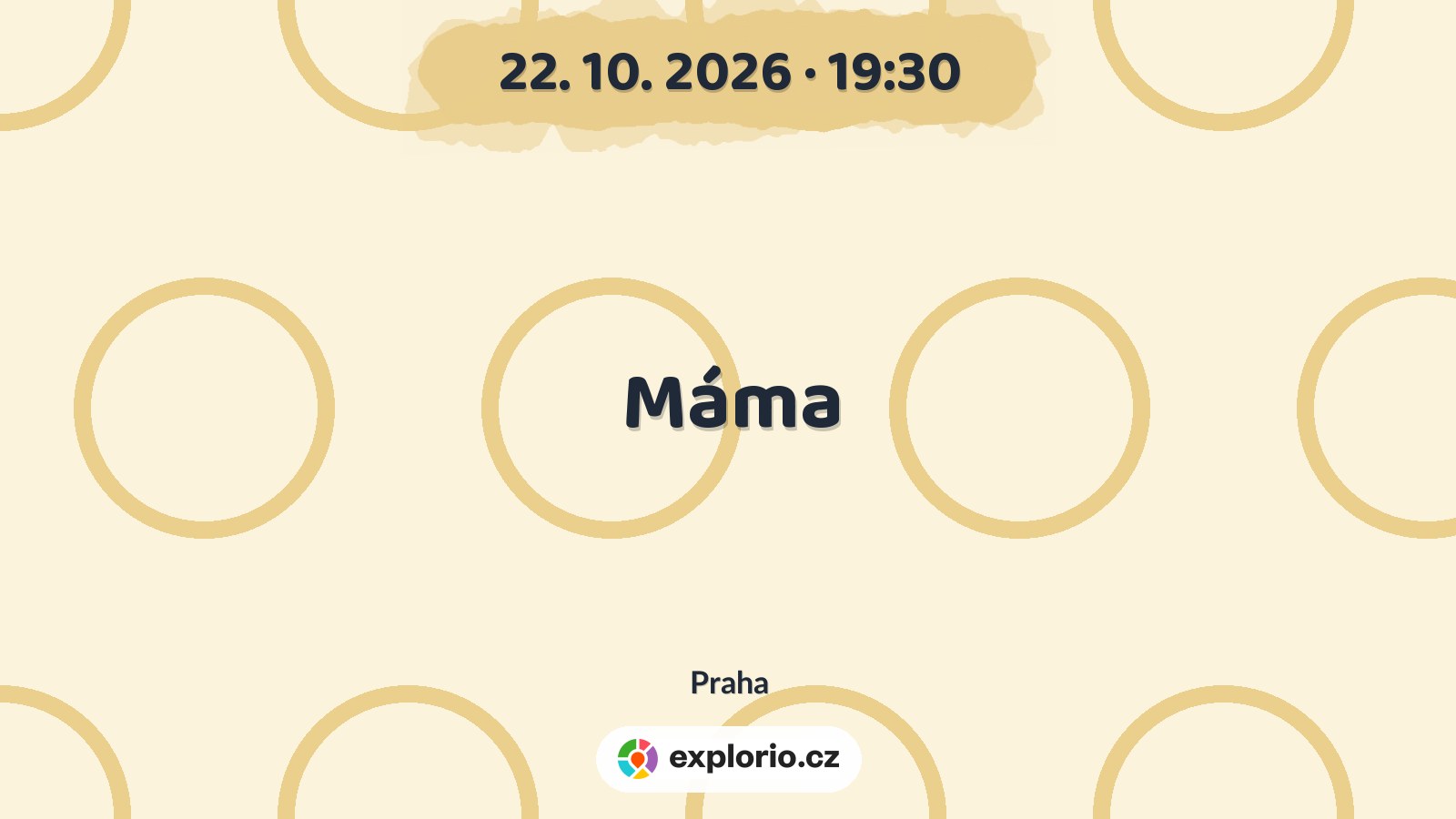 Máma – divadlo, Hudba a Kino, Praha