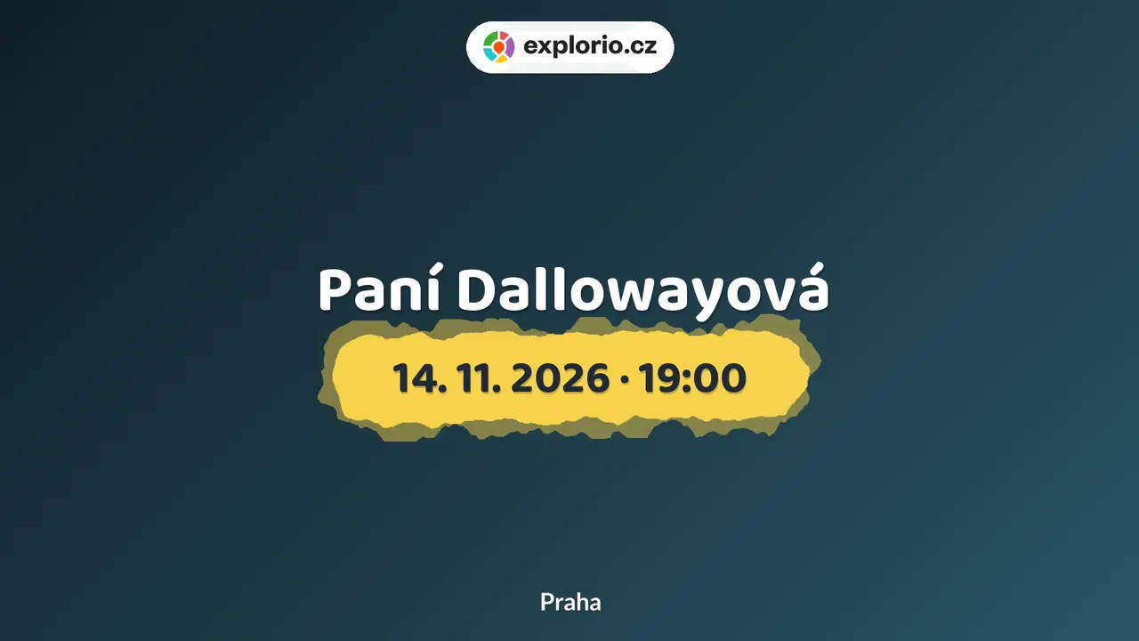 Paní Dallowayová – divadlo, Hudba a Kino, Praha