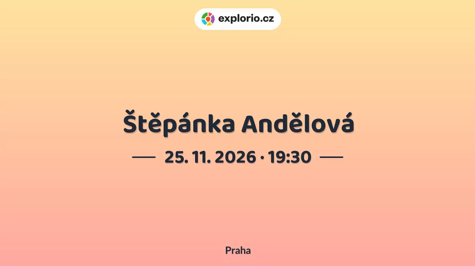 Štěpánka Andělová – divadlo, Hudba a Kino, Praha