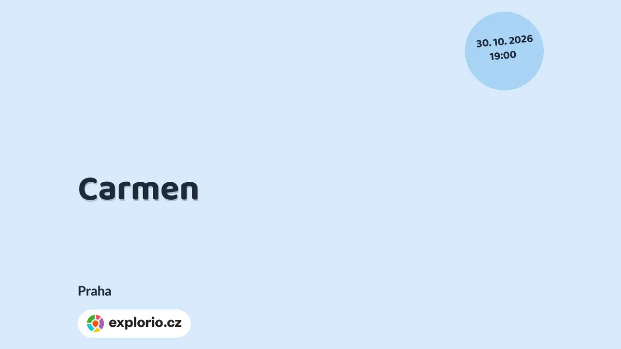 Carmen – divadlo, Hudba a Kino, Praha