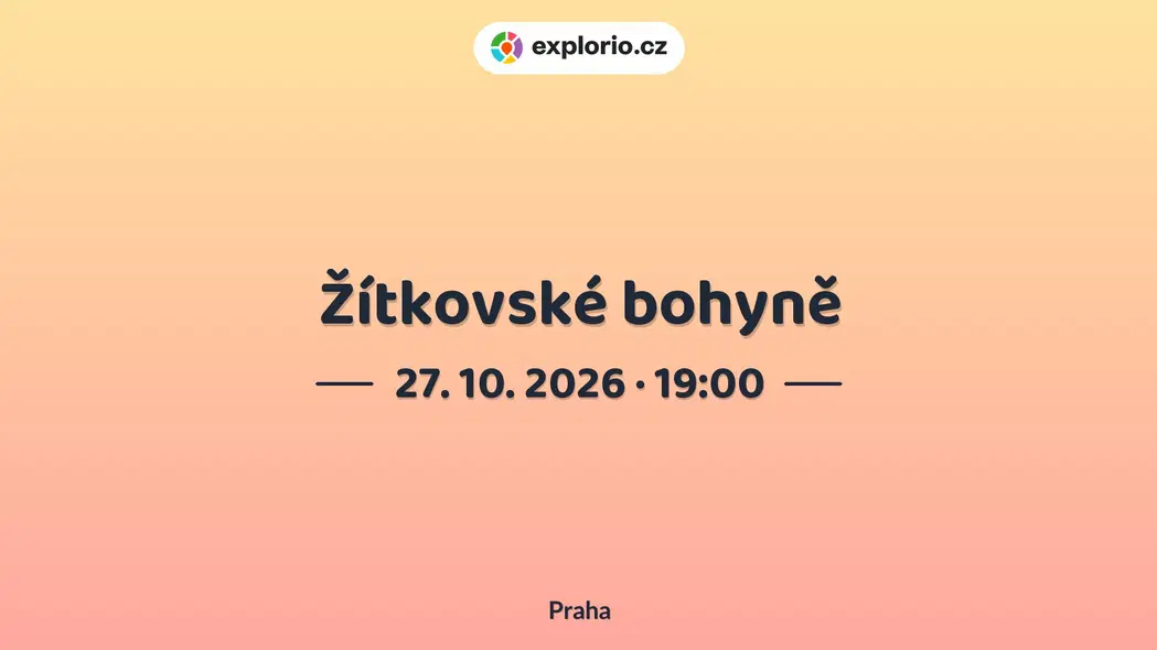 Žítkovské bohyně – divadlo, Hudba a Kino, Praha