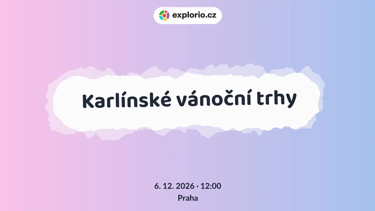 Karlínské vánoční trhy – festivaly a Slavnosti, Praha