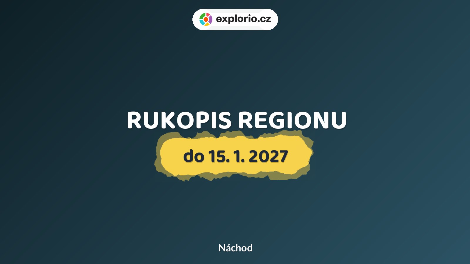 RUKOPIS REGIONU – tvořivé dílny a Workshopy, Náchod