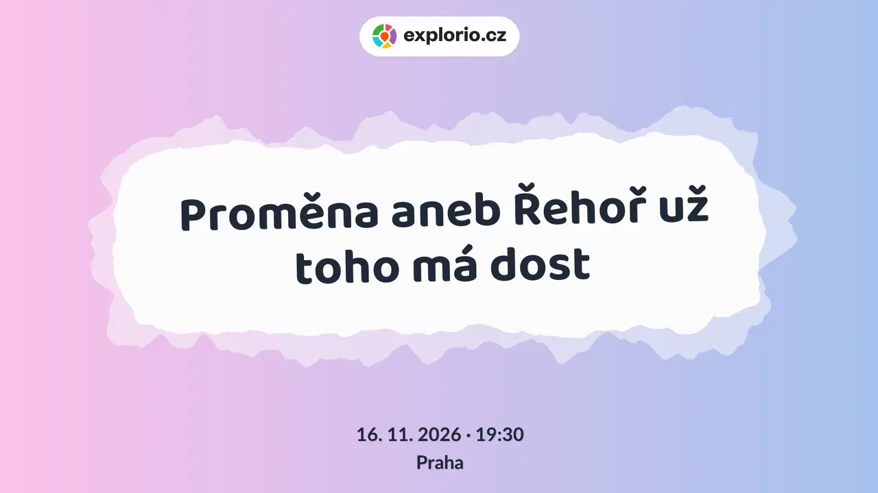 Proměna aneb Řehoř už toho má dost – divadlo, Hudba a Kino, Praha