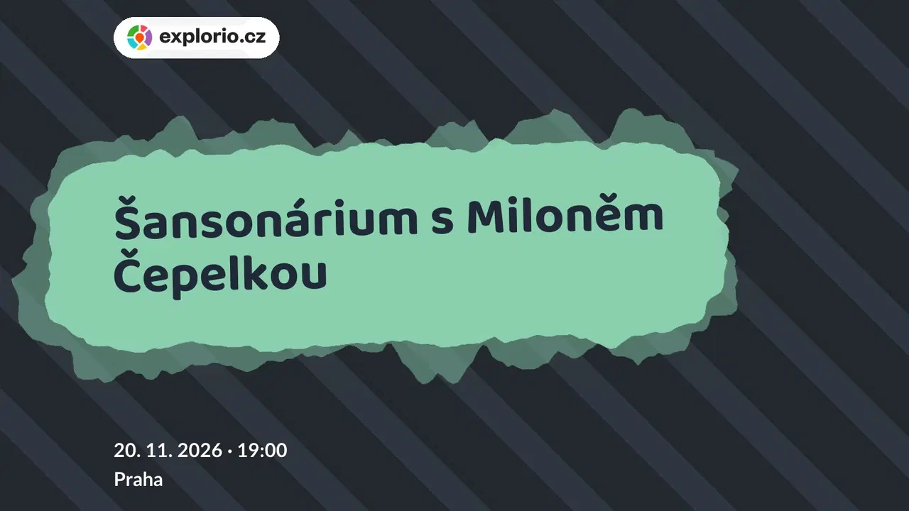 Šansonárium s Miloněm Čepelkou – divadlo, Hudba a Kino, Praha