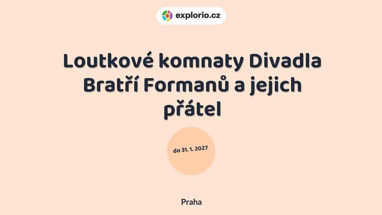 Loutkové komnaty Divadla Bratří Formanů a jejich přátel – prohlídky a Muzea, Praha