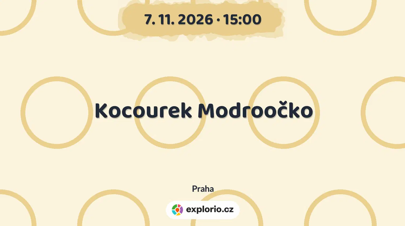 Kocourek Modroočko – divadlo, Hudba a Kino, Praha