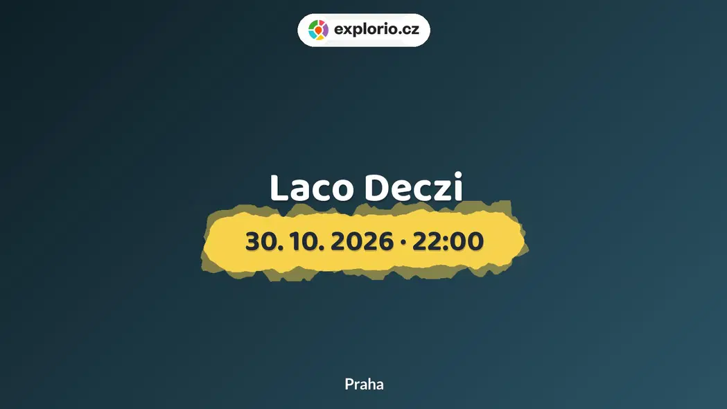 Laco Deczi – divadlo, Hudba a Kino, Praha