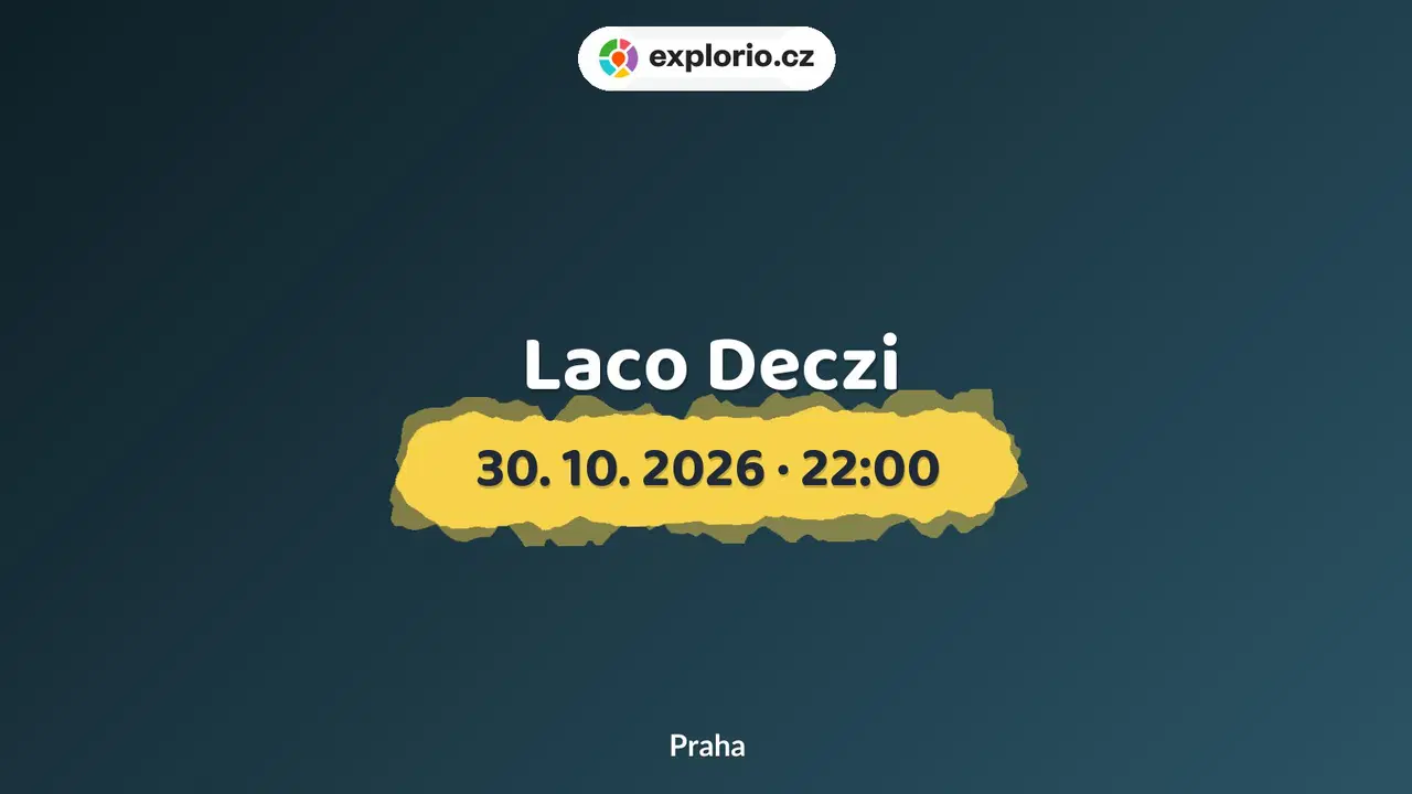 Laco Deczi – divadlo, Hudba a Kino, Praha