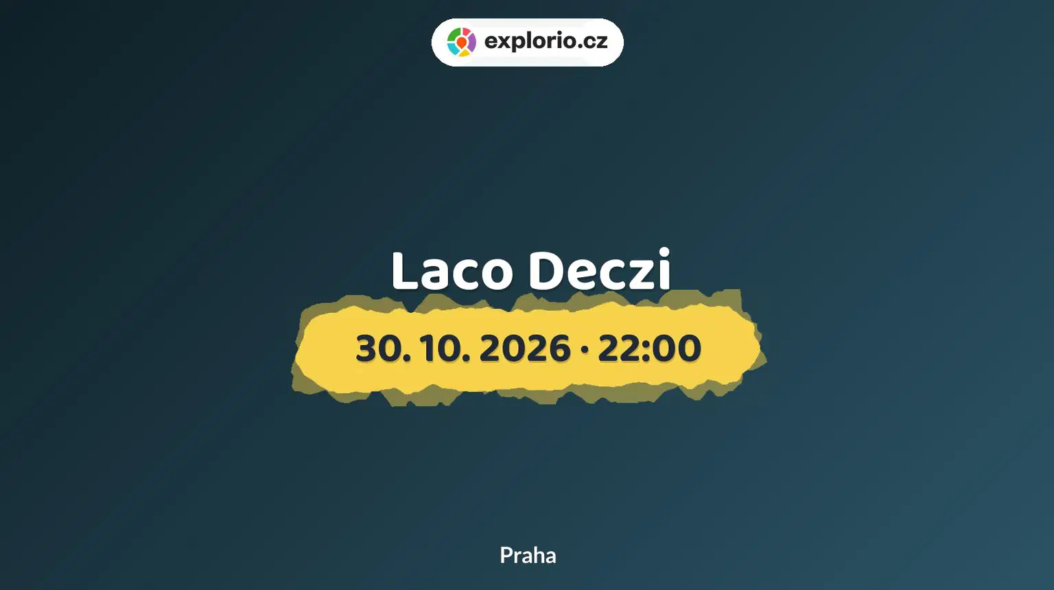 Laco Deczi – divadlo, Hudba a Kino, Praha