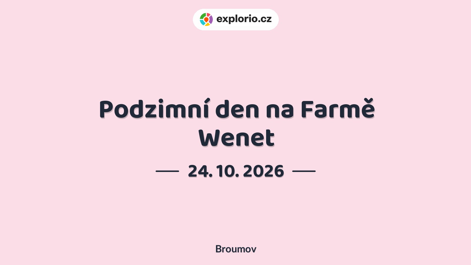 Podzimní den na Farmě Wenet – festivaly a Slavnosti, Broumov