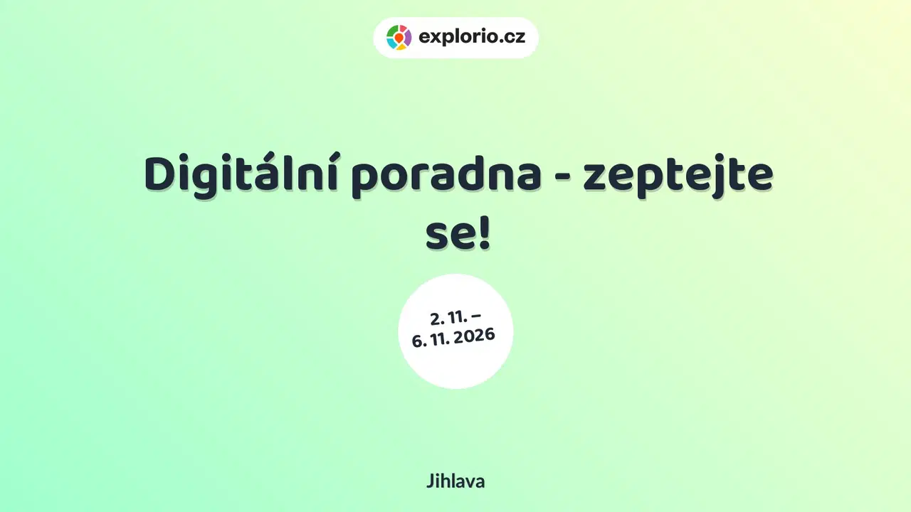 Digitální poradna - zeptejte se! – tvořivé dílny a Workshopy, Jihlava