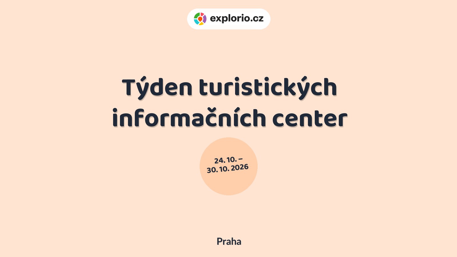 Týden turistických informačních center – prohlídky a Muzea, Praha
