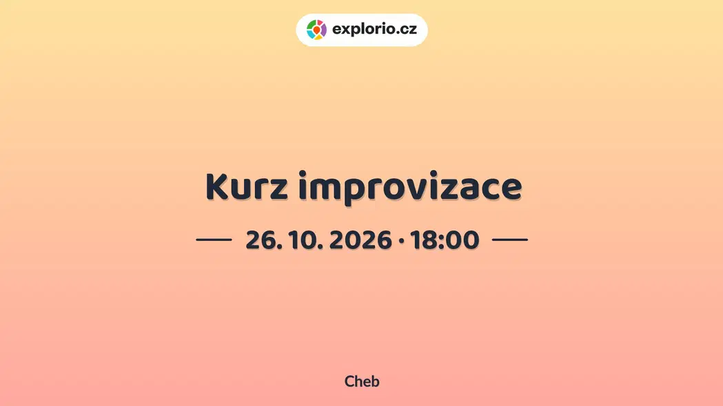 Kurz improvizace – tvořivé dílny a Workshopy, Cheb