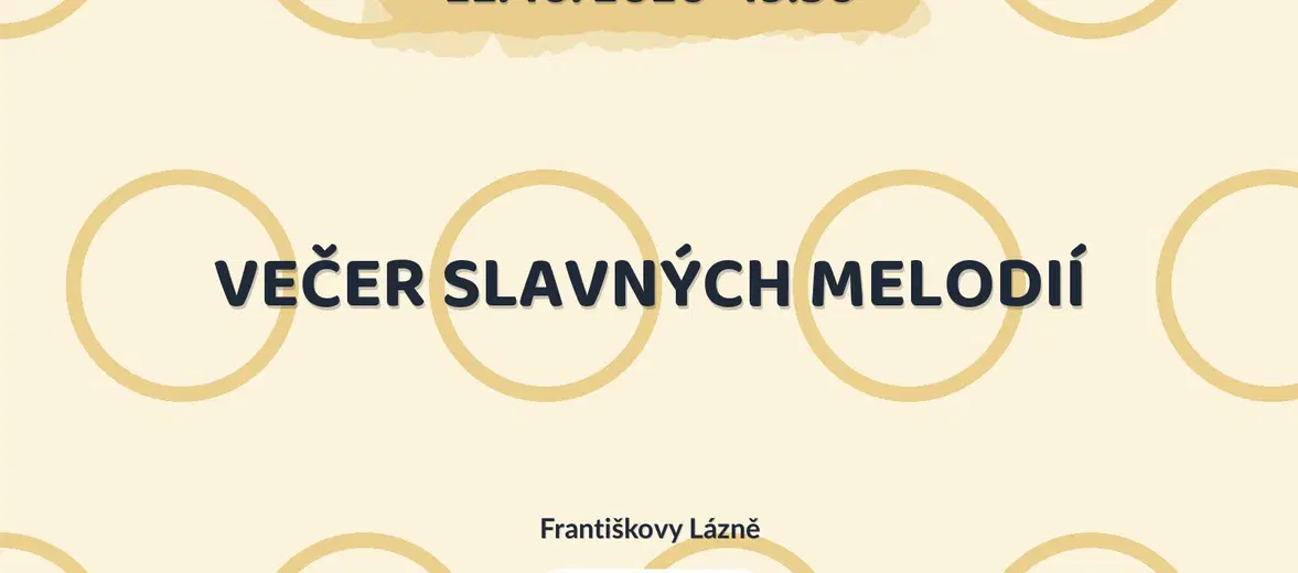 VEČER SLAVNÝCH MELODIÍ – divadlo, Hudba a Kino, Františkovy Lázně