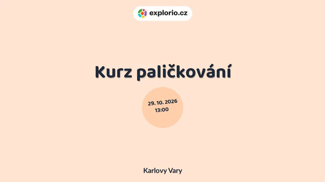 Kurz paličkování – tvořivé dílny a Workshopy, Karlovy Vary