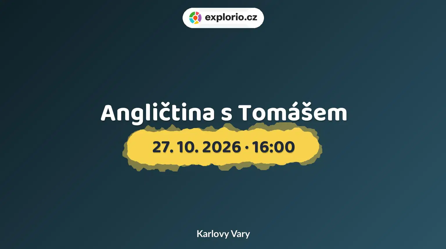Angličtina s Tomášem – tvořivé dílny a Workshopy, Karlovy Vary