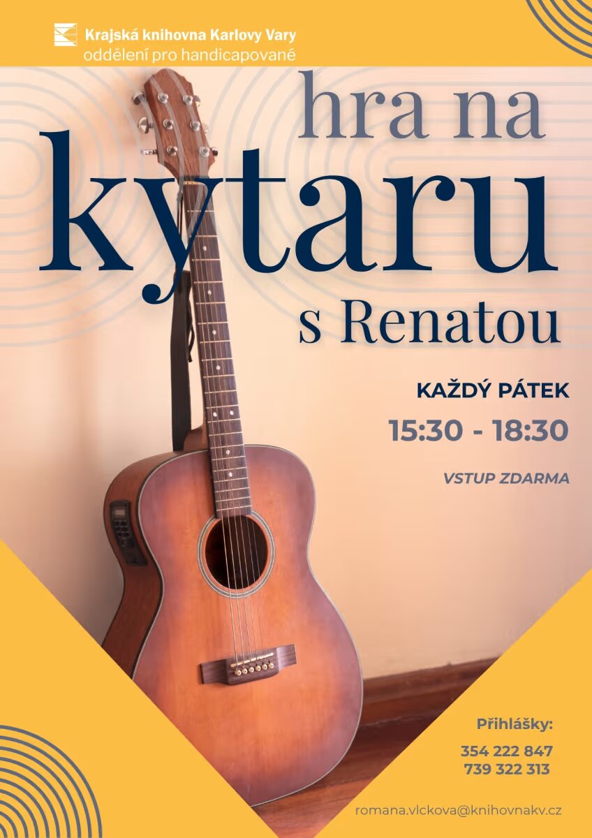 Hra na kytaru s Renatou – divadlo, Hudba a Kino, Karlovy Vary – fotka 2