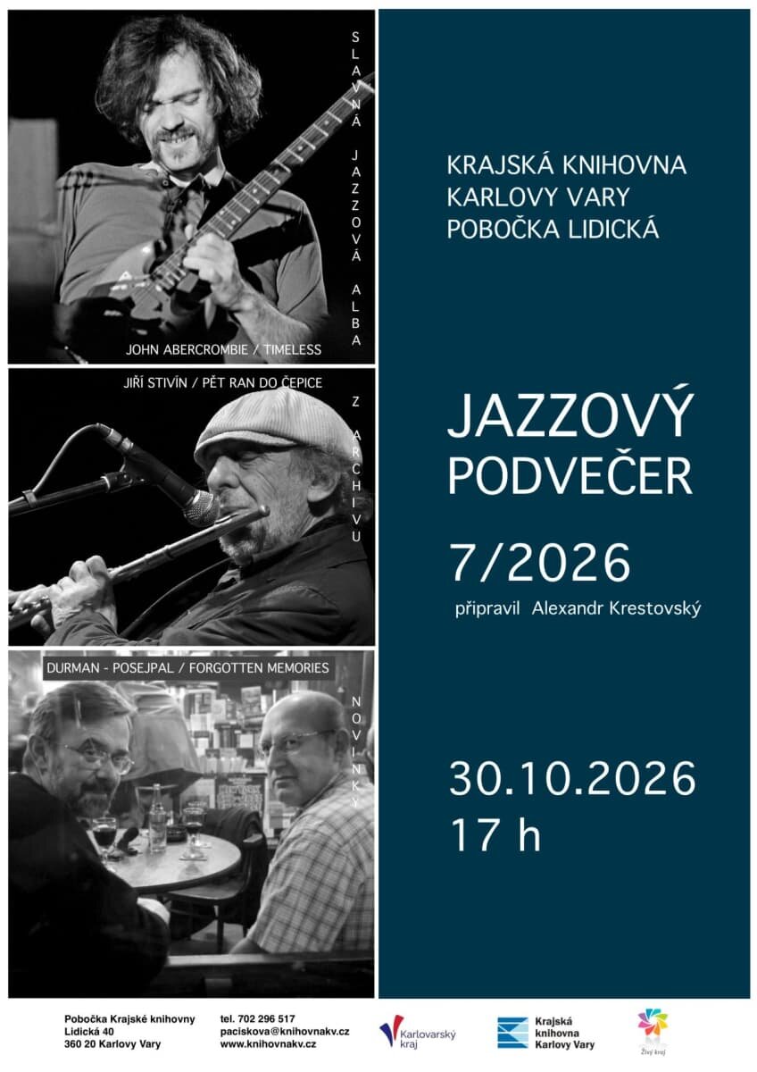 Jazzový podvečer – divadlo, Hudba a Kino, Karlovy Vary – fotka 2